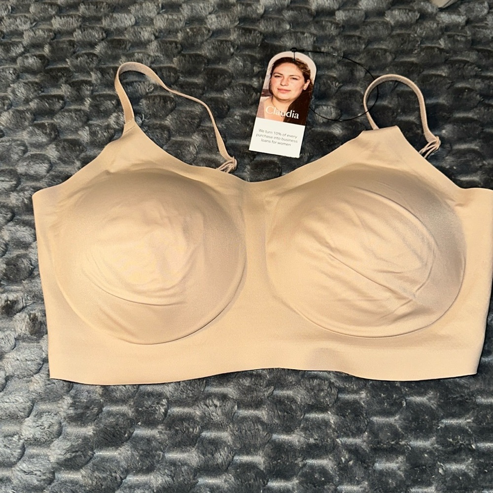 New eby medium nude bralette